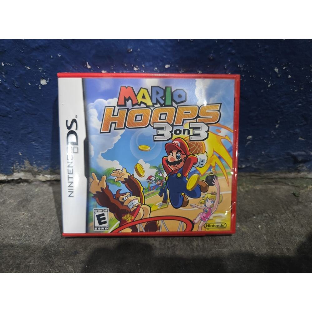 Mario Hoops 3 on 3 Nintendo DS New Sealed No Rips Or Tears